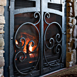 Custom Fireplace Door - Indoor Fireplaces