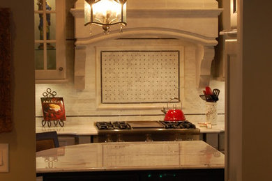 Elegant kitchen photo in Atlanta