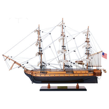 Uss Contitution Small Museum-quality Fully Assembled Wooden Model Ship