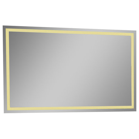 IB MIRROR Dimmable Lighted Bathroom Mirror Harmony 55"x36" 3000 K