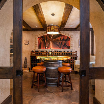 Gold Midwest Home Design Award & Coty Award Winning Wine Cellar & Tasting Room