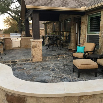 Georgetown, TX, Patio With Outdoor Kitchen