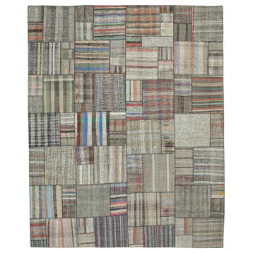 Rug N Carpet - Handmade Anatolian 10' 9'' x 13' 4'' Unique Patchwork Kilim Rug