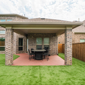 The Woodlands - Turf, Stained Patio, Gate, and Fences