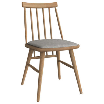 Highbridge Oak Dining Chair - Performance Fabric