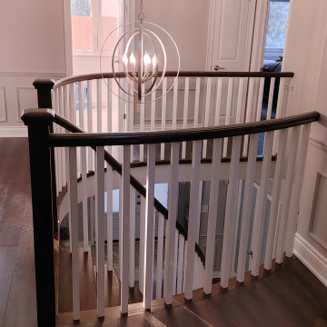Old English Ln. Staircase Refinishing