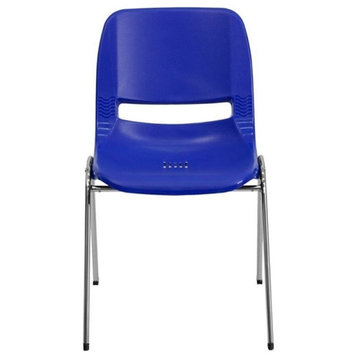 Scranton & Co Multi-purpose Stacking Chair in Blue
