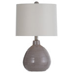StyleCraft Home Collection - Cameron - Table Lamp, Cool Gray - Accent your decor with this lovely Table Lamp from Stylecraft.
