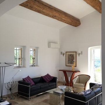 Construction d'une maison en pierres à Gordes