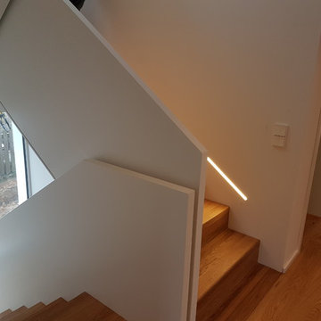 Moderne Wohnhaustreppe