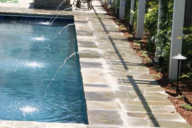 Pool - large craftsman pool idea in San Francisco