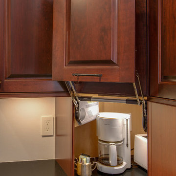 Classic Nashua Colonial Burgundy Kitchen