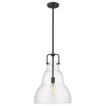 Innovations Lighting - Innovations Lighting 494-1S-BK-G594-14 Haverhill, 1 Light Pendant Industrial - Innovations Lighting Haverhill 1 Light 14 inch BruHaverhill 1 Light Pe Matte BlackUL: Suitable for damp locations Energy Star Qualified: n/a ADA Certified: n/a  *Number of Lights: 1-*Wattage:100w Incandescent bulb(s) *Bulb Included:No *Bulb Type:Incandescent *Finish Type:Matte Black