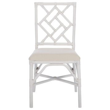 Safavieh Bhumi Accent Chair, White/White