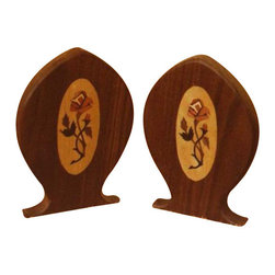 Bookends - Walnut & Inlay - Products