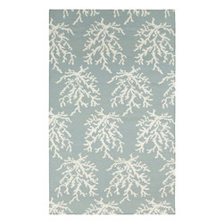 Boardwalk Wool Coastal Area Rug - Area Rugs
