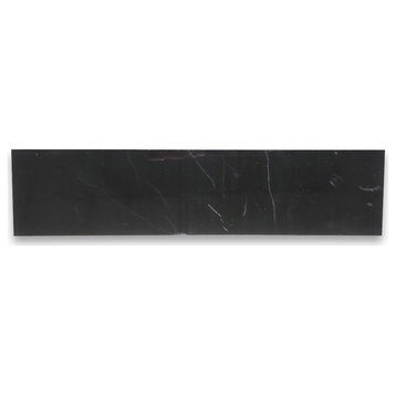 Nero Marquina Black Marble 3x12 Subway Wall Floor Shower Tile Polished,100sq.ft.