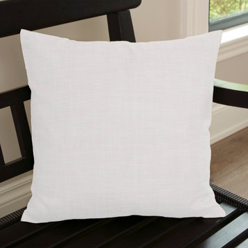 Natural Wovens 18"x18" Pillow Cover, White