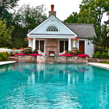 rec pool with wall