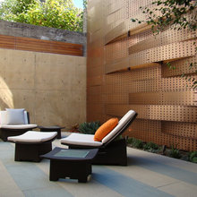 Perforated metal fences