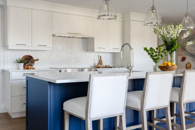 Inspiration for a coastal kitchen remodel in Toronto