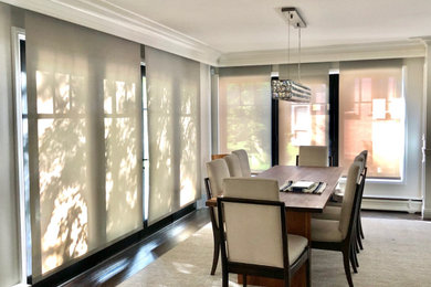 Dining room photo in Denver