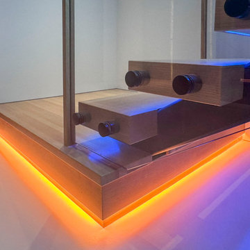 Project #126 | Contemporary Staircases with Integrated LEDs & Glass Railing