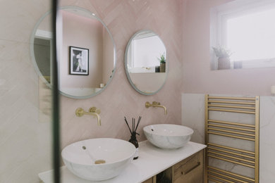 Lottie Drynan Pink Bathroom