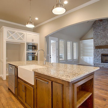 Modern-Rustic Combo Kitchen Remodeling Contractors in Los Angeles CA