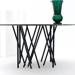 OCTOPUS Dining Table Black Marble - Dining Tables
