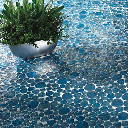 Pebble glass tile - Home Decor