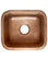 Sisley 17" Undermount Copper Bar Prep Sink