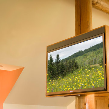 Framed Horizon Series Soundbar and TV in a Taconic Hills Residence