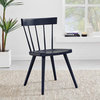 Dining Chair, Set of 2, Blue, Wood, Modern, Kitchen Cafe Bistro Hospitality