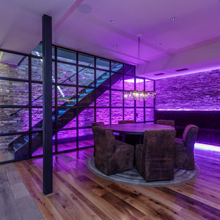 Bohemian basement in Boston.