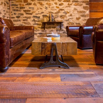Wide Plank Antique Oak Flooring