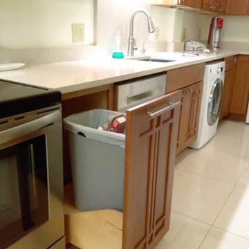 After - Waste basket cabinet