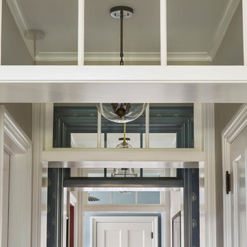 Transom From the Dining Room Looking into the Butler's Pantry and Living Room