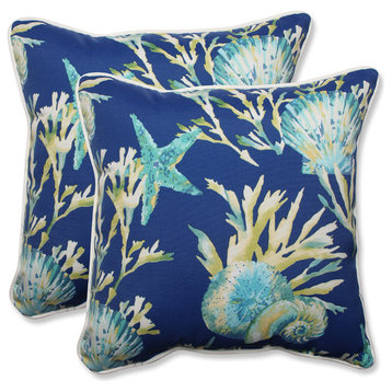Daytrip 18.5" Throw Pillow, Set of 2, Pacific
