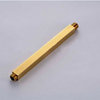 Gold Brass Square Shower Arm Ceiling Mount Bathroom Shower Holder Bar