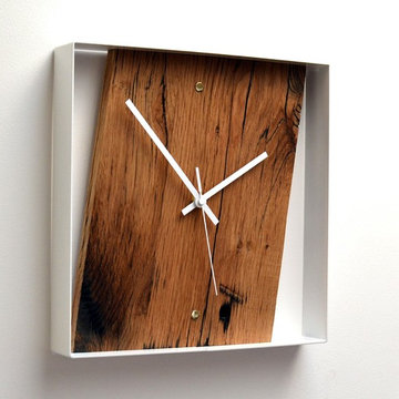 Reclaimed French Oak Wall Clock