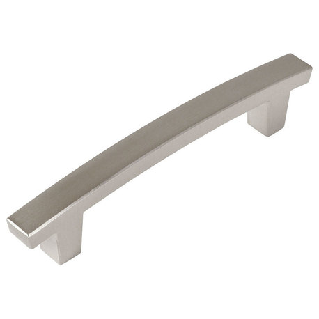 Cosmas Contemporary Cabinet Hardware, Satin Nickel, 3-1/2" Hole Centers