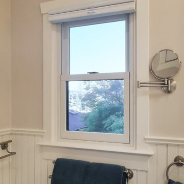 Charming Bathroom with New Window - Renewal by Andersen San Francisco Bay Area