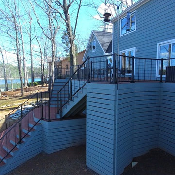 Sweeping Multi-Level Deck Addition on Lake Murray, SC