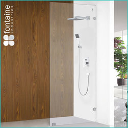 Ponti Frameless Shower Panel 1000mm - Shower Cubicles and Kits