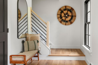 Inspiration for a farmhouse home office remodel in Philadelphia