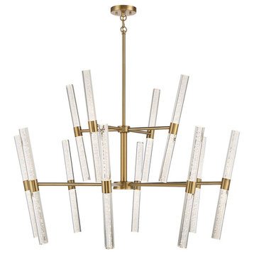 Savoy House Arlon 24-Light LED Chandelier 1-1734-24-322, Brass