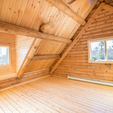 Log Home In Limington, Maine