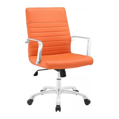 orange leather office chairs | houzz orange leather office chairs | houzz
