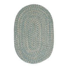 Tremont Rug, Teal, 3'x5' Oval
